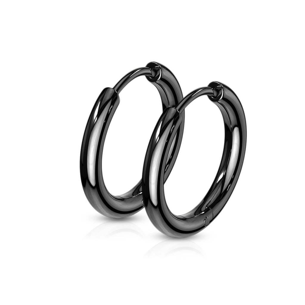 Pair of 20G Stainless Steel Hoop Earrings
